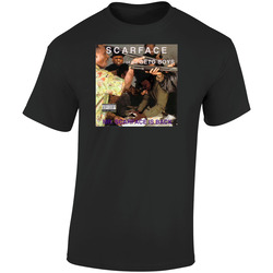 Scarface Mr Scarface Is Back 90's Hip Hop Album Cool Retro Retro Graphic Unisex Soft Cotton Black T Shirt