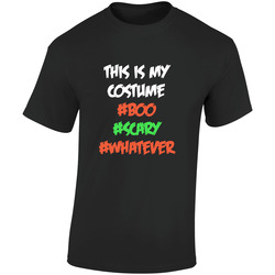 This Is My Costume, Mens Retro Graphic Unisex Soft Cotton Black T Shirt
