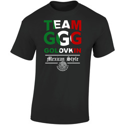 Taem Ggg Golovkin Hitam Retro Graphic Unisex Soft Cotton Black T Shirt