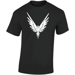 New Maverick Bird White Logo Logan Paul Black T- From Us Retro Graphic Unisex Soft Cotton Black T Shirt