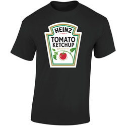 Heinz Tomato Ketchup Retro Graphic Unisex Soft Cotton Black T Shirt