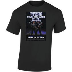 Men In Black Cool 90's Comedy Vintage Classic Movie  Fan Retro Graphic Unisex Soft Cotton Black T Shirt