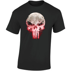 Daredevil Punisher Skull Matt Murdock Netflix Tv Show Retro Graphic Unisex Soft Cotton Black T Shirt