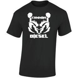 Cummins Diesel Dodge Ram Truck Logo Retro Graphic Unisex Soft Cotton Black T Shirt