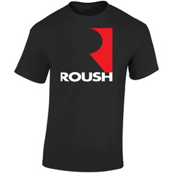 Roush Retro Graphic Unisex Soft Cotton Black T Shirt