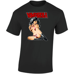 Vampirella Comic Book Vampire Forrest J Ackerman Retro Graphic Unisex Soft Cotton Black T Shirt