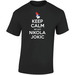 Keep Calm We Got Nikola Jokic Serbia Basketball Rio Olympics Retro Graphic Unisex Soft Cotton Black T Shirt