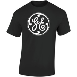Ge General Electric 1942 Logo Retro Graphic Unisex Soft Cotton Black T Shirt