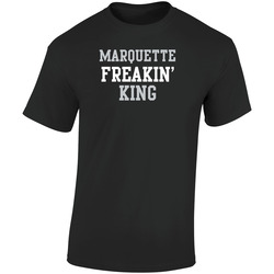 Marquette Freakin' King Oakland Football Player Cool Fan Retro Graphic Unisex Soft Cotton Black T Shirt