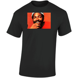 Marvin Gaye Retro Graphic Unisex Soft Cotton Black T Shirt