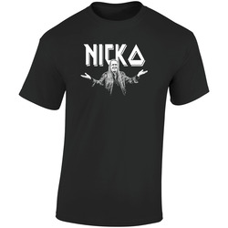 Mcbra Retro Graphic Unisex Soft Cotton Black T Shirt