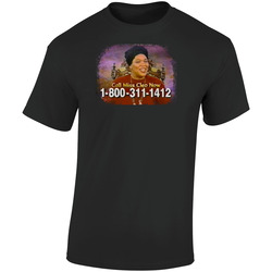 Miss Cleo Call Miss Cleo Now 90s Psychic Show Retro Graphic Unisex Soft Cotton Black T Shirt