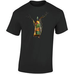 Johnnie Walker - Green Label Dsat Retro Graphic Unisex Soft Cotton Black T Shirt