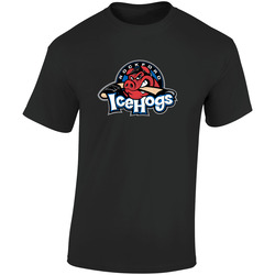 Rockford Retro Graphic Unisex Soft Cotton Black T Shirt