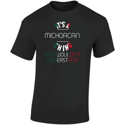 It's A Michoacan Thing You Wouldn't Understand Mexico City Retro Graphic Unisex Soft Cotton Black T Shirt