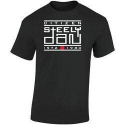 Chin Steely Sdf9dsjf Retro Graphic Unisex Soft Cotton Black T Shirt