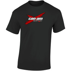 Can-am Team Red Retro Graphic Unisex Soft Cotton Black T Shirt