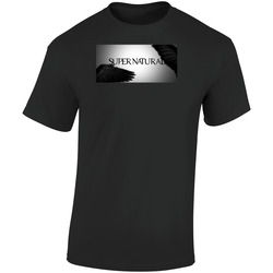 Das Supernatural Ef8jfj Retro Graphic Unisex Soft Cotton Black T Shirt