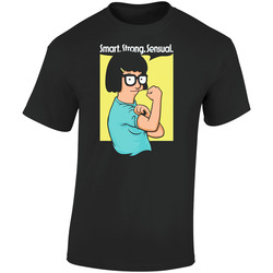 Tina Belcher t-shirt funny Bob's burgers tee Retro Graphic Unisex Soft Cotton Black T Shirt