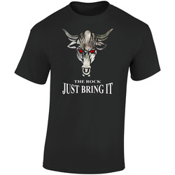 The Rock New Retro Graphic Unisex Soft Cotton Black T Shirt