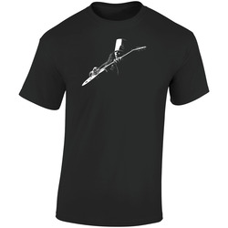 002 Retro Graphic Unisex Soft Cotton Black T Shirt