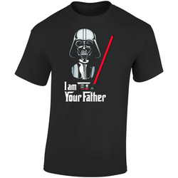 I'm your father t-shirt star wars tee darth vader Retro Graphic Unisex Soft Cotton Black T Shirt