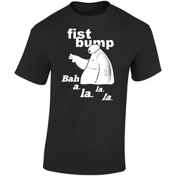 Fist Bump Baymax 1 Black Retro Graphic Unisex Soft Cotton Black T Shirt