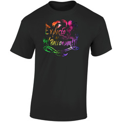 Hpe231 Retro Graphic Unisex Soft Cotton Black T Shirt