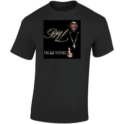 Big L Retro Graphic Unisex Soft Cotton Black T Shirt