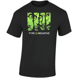 Type Retro Graphic Unisex Soft Cotton Black T Shirt