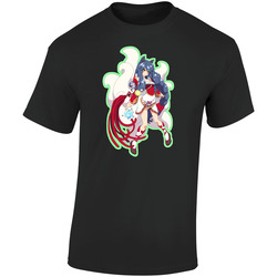 League Of Legends - Ahri! Black Retro Graphic Unisex Soft Cotton Black T Shirt