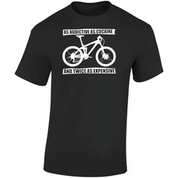 As Addictive As Cocaine And Twice As Expensive Retro Graphic Unisex Soft Cotton Black T Shirt