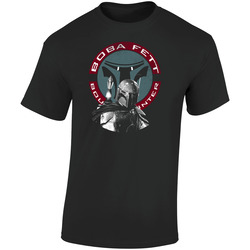 Boba Fett Retro Graphic Unisex Soft Cotton Black T Shirt