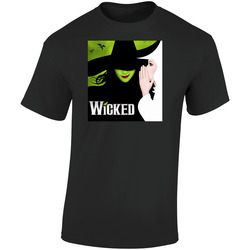 Wicked Retro Graphic Unisex Soft Cotton Black T Shirt