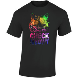 Cmc051 Retro Graphic Unisex Soft Cotton Black T Shirt