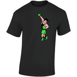 Little Mac 8bit Punch Out Nes Nintendo Retro Graphic Unisex Soft Cotton Black T Shirt