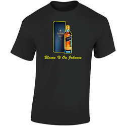 John Retro Graphic Unisex Soft Cotton Black T Shirt
