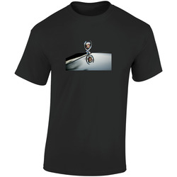 Cadillac Wreath Hood Ornament Retro Graphic Unisex Soft Cotton Black T Shirt