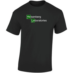 Heisenberg Laboratories Breaking Bad Retro Graphic Unisex Soft Cotton Black T Shirt