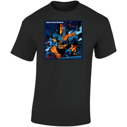 Deathstroke Dc Comics Retro Graphic Unisex Soft Cotton Black T Shirt