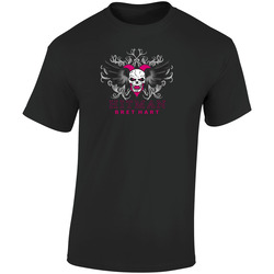 Brett Hitman Hart Logo Retro Graphic Unisex Soft Cotton Black T Shirt
