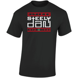 Tee Steely Dan SD Think Fast Tour Rock Jazz Concert T-Shirt Size S - 6XL Retro Graphic Unisex Soft Cotton Black T Shirt