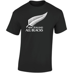 All Blacks Retro Graphic Unisex Soft Cotton Black T Shirt