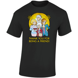 Golden Girls Retro Caricature Retro Graphic Unisex Soft Cotton Black T Shirt