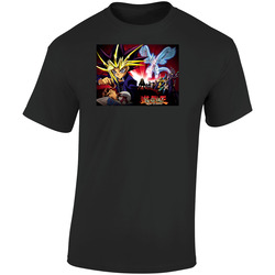 Yu Gi Oh Cartoon Retro Graphic Unisex Soft Cotton Black T Shirt