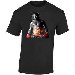 Lennox Lewis England Heavyweight Champ Retro Graphic Unisex Soft Cotton Black T Shirt