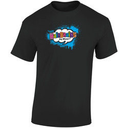 Hairbrains Retro Graphic Unisex Soft Cotton Black T Shirt