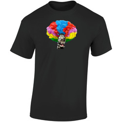 Afro Circus Madagascar Retro Graphic Unisex Soft Cotton Black T Shirt