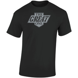 The Great One Wayne Gretzky Hockey Los Angeles Cup La Retro Graphic Unisex Soft Cotton Black T Shirt