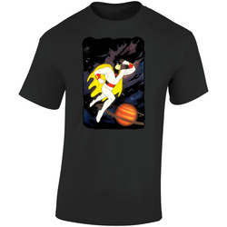 Space Ghost Retro Cartoon Retro Graphic Unisex Soft Cotton Black T Shirt